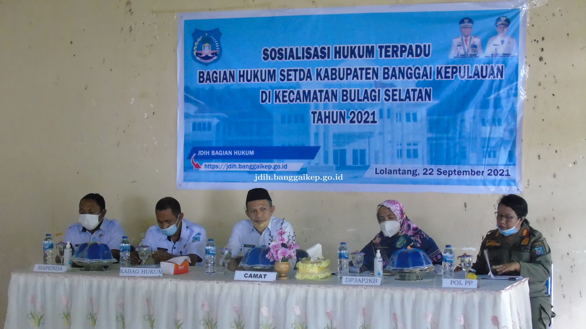 Sosialisasi Hukum Terpadu Bagian Hukum Sekretariat Daerah Kabupaten Banggai Kepulauan