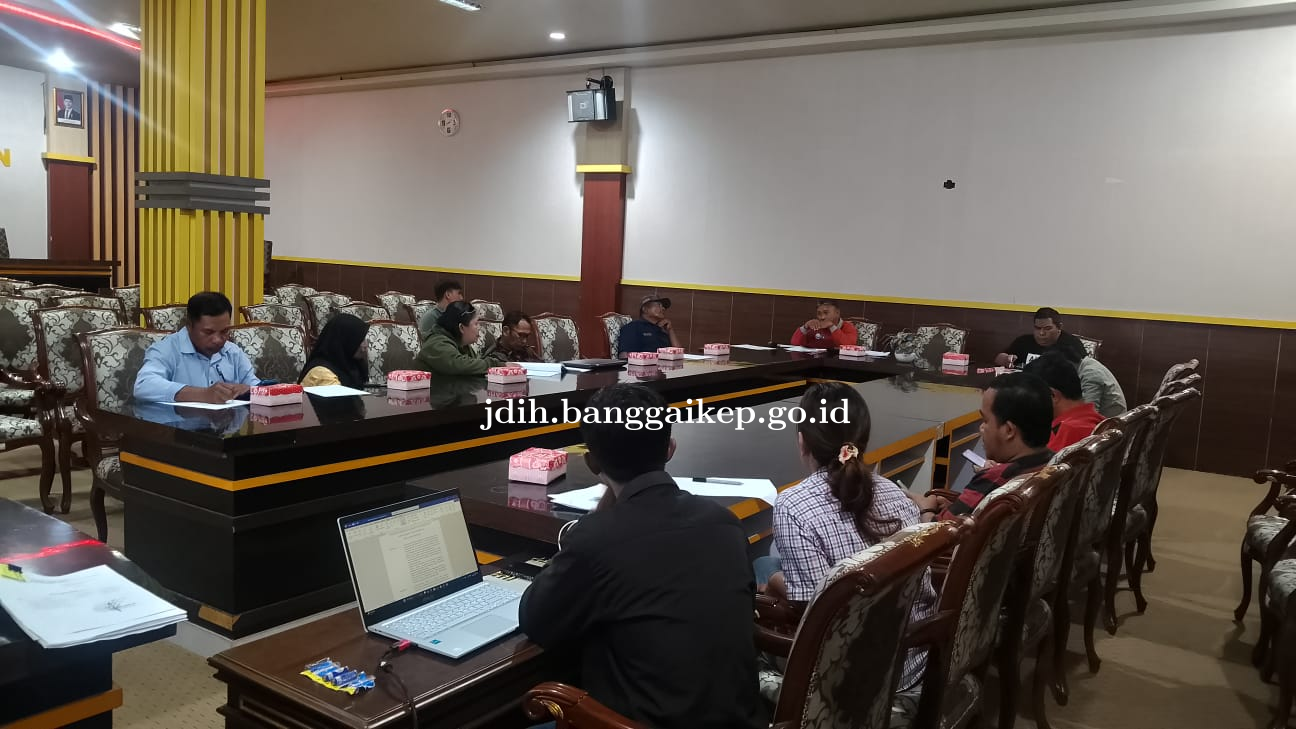 Evaluasi Rancangan Peraturan Desa Tentang Penyelenggaraan Perikanan Dilaksanakan oleh Bagian Hukum