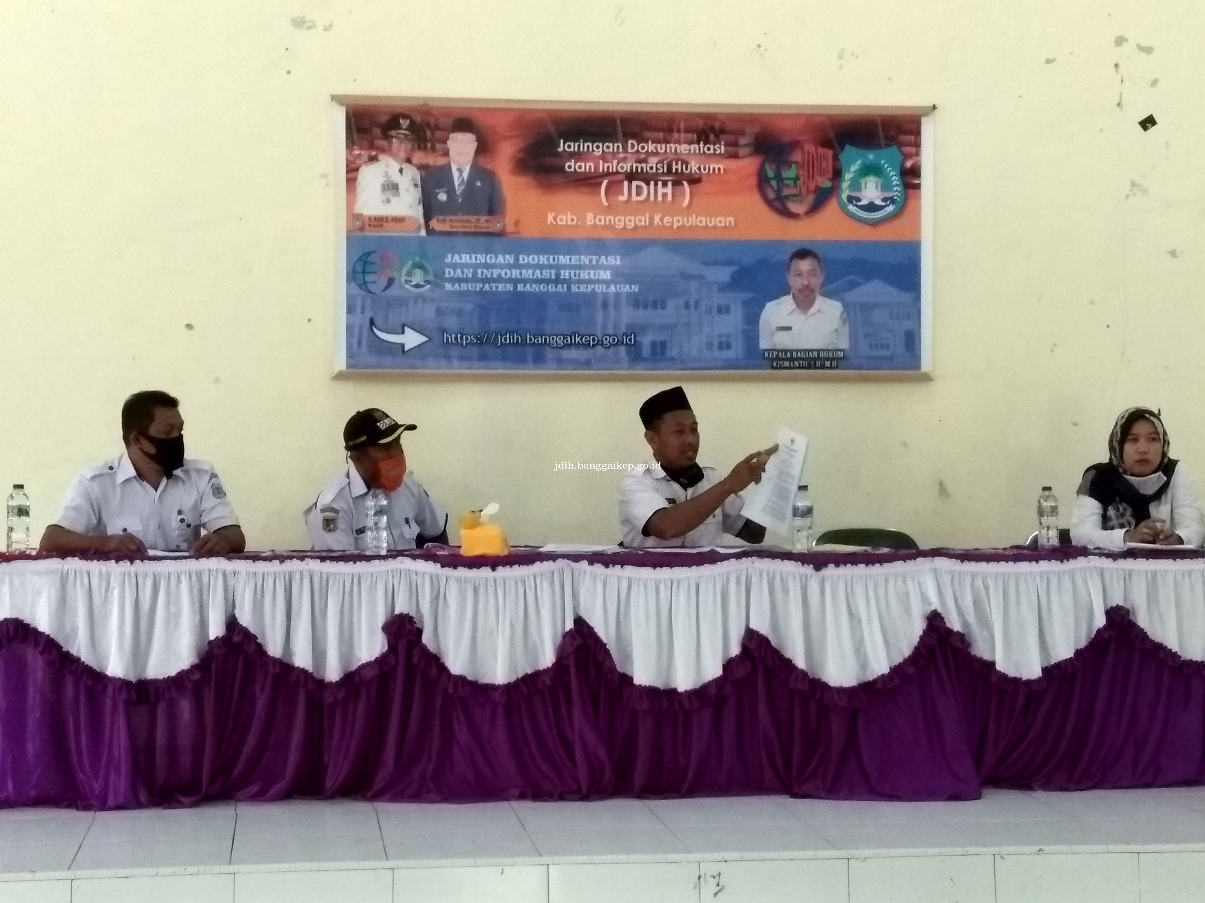 Penguatan Kelembagaan Pemerintahan Desa, Kabag Hukum Beri Pengarahan Pembuatan Produk Hukum Desa