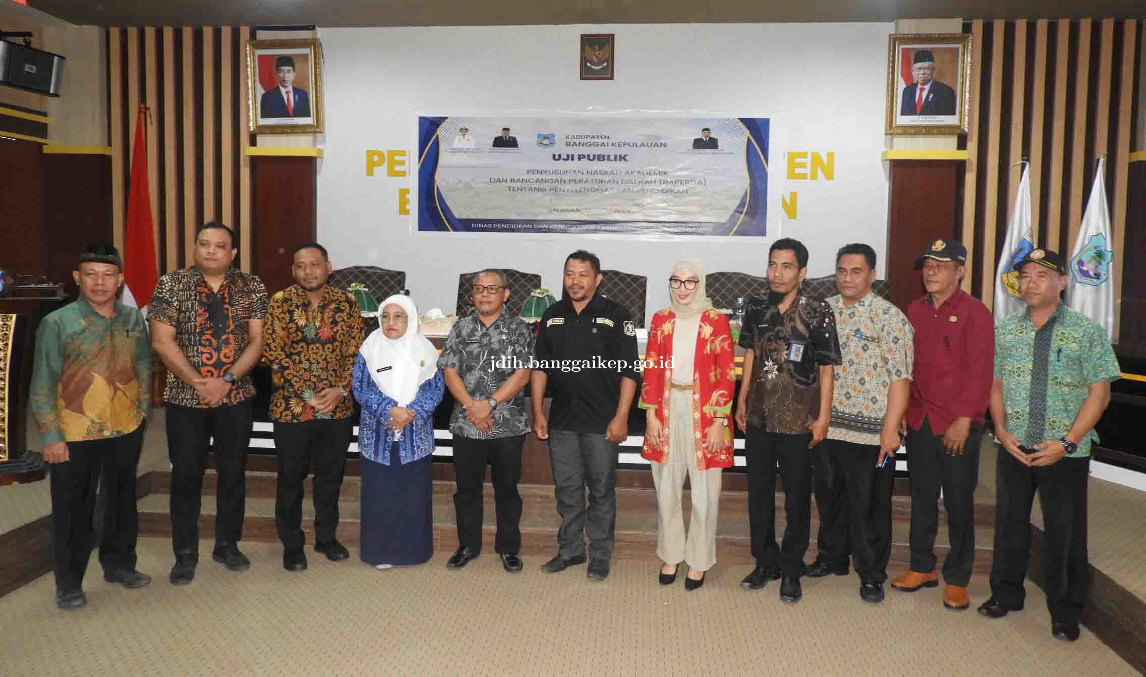 Uji Publik Penyusunan Naskah akademik dan Raperda tentang penyelenggaraan Pendidikan